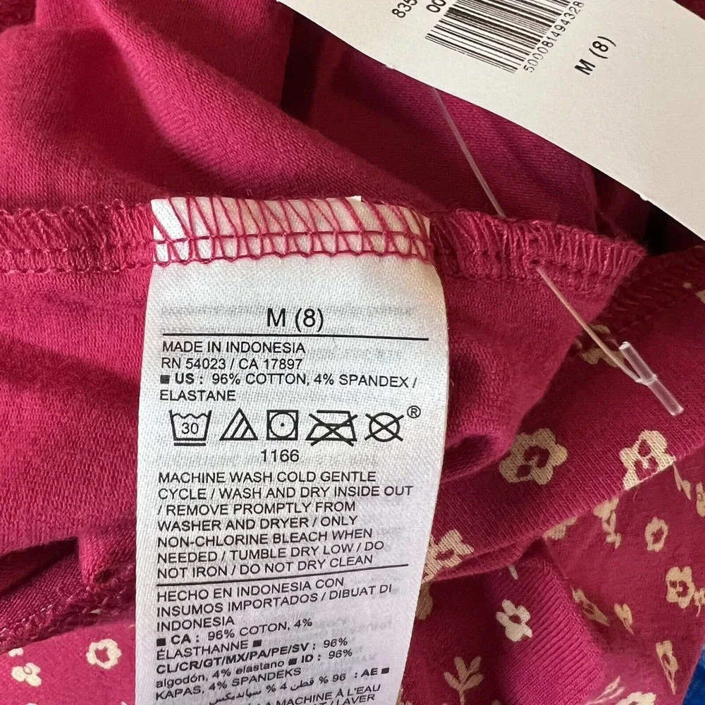 Old Navy Pink Floral Print Legging Size M New‎